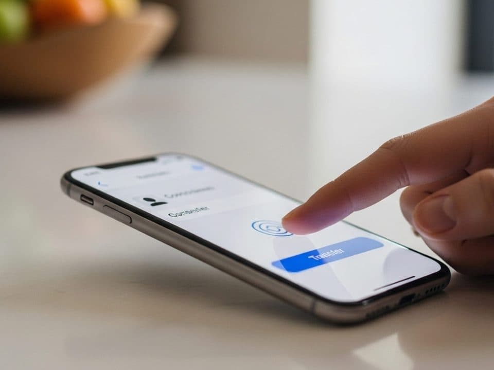 Patient reviewing information at home